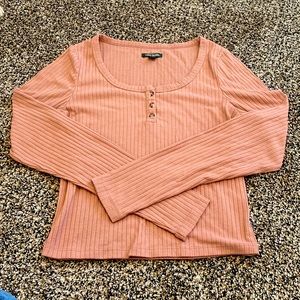 Long sleeve CROPTOP, CAUSAL LOOK TO WEAR ON A HOT DAY, SCHOOL